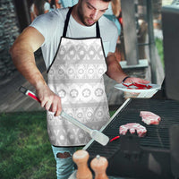 Tonga White Sunday Apron Tongan Ngatu Siale Pattern - Polynesian Pride