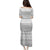 Tonga White Sunday Family Matching Puletasi and Hawaiian Shirt Tongan Ngatu Siale Pattern - Polynesian Pride