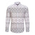 Tonga White Sunday Long Sleeve Button Shirt Tongan Ngatu Siale Pattern - Polynesian Pride