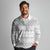 Tonga White Sunday Long Sleeve Polo Shirt Tongan Ngatu Siale Pattern - Polynesian Pride