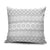 Tonga White Sunday Pillow Cover Tongan Ngatu Siale Pattern - Polynesian Pride