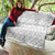 Tonga White Sunday Quilt Tongan Ngatu Siale Pattern - Polynesian Pride