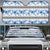 Samoa White Sunday Auto Sun Shade Samoan Tapa Blue Hibiscus - Polynesian Pride