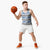 Samoa White Sunday Basketball Jersey Samoan Tapa Blue Hibiscus - Polynesian Pride