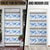 Samoa White Sunday Door Cover Samoan Tapa Blue Hibiscus - Polynesian Pride