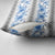 Samoa White Sunday Pillow Cover Samoan Tapa Blue Hibiscus - Polynesian Pride