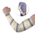 Samoa White Sunday Arm Sleeves Samoan Tapa Yellow Hibiscus - Polynesian Pride