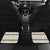 Samoa White Sunday Car Mats Samoan Tapa Yellow Hibiscus - Polynesian Pride