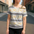 Samoa White Sunday Cross Shoulder Shirt Samoan Tapa Yellow Hibiscus - Polynesian Pride