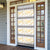 Samoa White Sunday Door Cover Samoan Tapa Yellow Hibiscus - Polynesian Pride