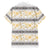 Samoa White Sunday Family Matching Off The Shoulder Long Sleeve Dress and Hawaiian Shirt Samoan Tapa Yellow Hibiscus - Polynesian Pride