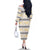 Samoa White Sunday Family Matching Off The Shoulder Long Sleeve Dress and Hawaiian Shirt Samoan Tapa Yellow Hibiscus - Polynesian Pride
