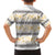 Samoa White Sunday Family Matching Off Shoulder Short Dress and Hawaiian Shirt Samoan Tapa Yellow Hibiscus - Polynesian Pride
