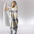 Samoa White Sunday Hooded Blanket Samoan Tapa Yellow Hibiscus - Polynesian Pride