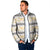 Samoa White Sunday Padded Jacket Samoan Tapa Yellow Hibiscus - Polynesian Pride