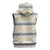 Samoa White Sunday Sleeveless Hoodie Samoan Tapa Yellow Hibiscus - Polynesian Pride