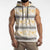 Samoa White Sunday Sleeveless Hoodie Samoan Tapa Yellow Hibiscus - Polynesian Pride