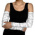 Samoa White Sunday Arm Sleeves Samoan Tapa White Hibiscus - Polynesian Pride