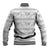 Samoa White Sunday Baseball Jacket Samoan Tapa White Hibiscus - Polynesian Pride