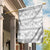 Samoa White Sunday Garden Flag Samoan Tapa White Hibiscus - Polynesian Pride