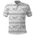 Samoa White Sunday Polo Shirt Samoan Tapa White Hibiscus - Polynesian Pride