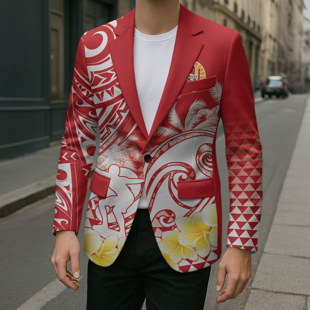 Personalised Tahiti Surfing Blazer Polynesian Style LT05 - Polynesian Pride