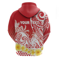 Personalised Tahiti Surfing Hoodie Polynesian Style