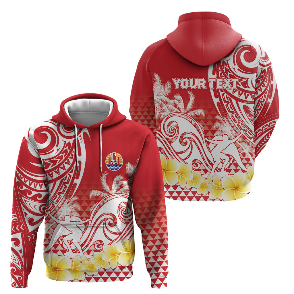 Personalised Tahiti Surfing Hoodie Polynesian Style