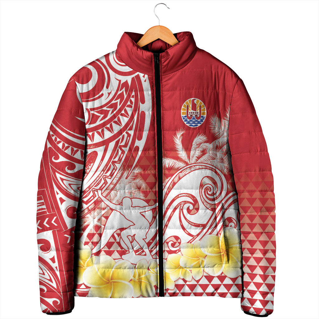 Personalised Tahiti Surfing Padded Jacket Polynesian Style LT05 - Polynesian Pride
