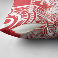 Personalised Tahiti Surfing Pillow Cover Polynesian Style LT05 - Polynesian Pride