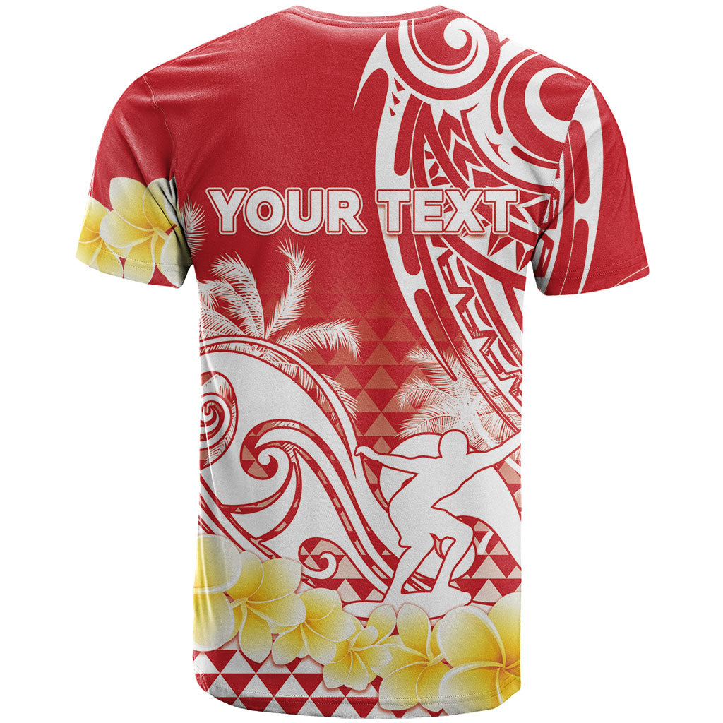 Personalised Tahiti Surfing T Shirt Polynesian Style