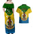 Personalized Vanuatu Malampa Province Couples Matching Off Shoulder Maxi Dress and Hawaiian Shirt Coat Of Arms And Namele Fern Polynesian Pattern LT05 - Polynesian Pride