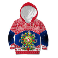 Personalised Philippines Christmas Kid Hoodie Filipino Parol Maligayang Pasko LT05 Hoodie Red - Polynesian Pride