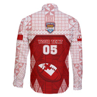 Custom Tonga Rugby Family Matching Summer Maxi Dress and Hawaiian Shirt 2023 Pacific Championships Kupesi Ngatu Mate Maa LT05 - Polynesian Pride