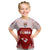Custom Tonga Rugby Kid T Shirt 2023 Pacific Championships Kupesi Ngatu Mate Maa LT05 Red - Polynesian Pride