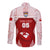 Custom Tonga Rugby Long Sleeve Button Shirt 2023 Pacific Championships Kupesi Ngatu Mate Maa LT05 - Polynesian Pride