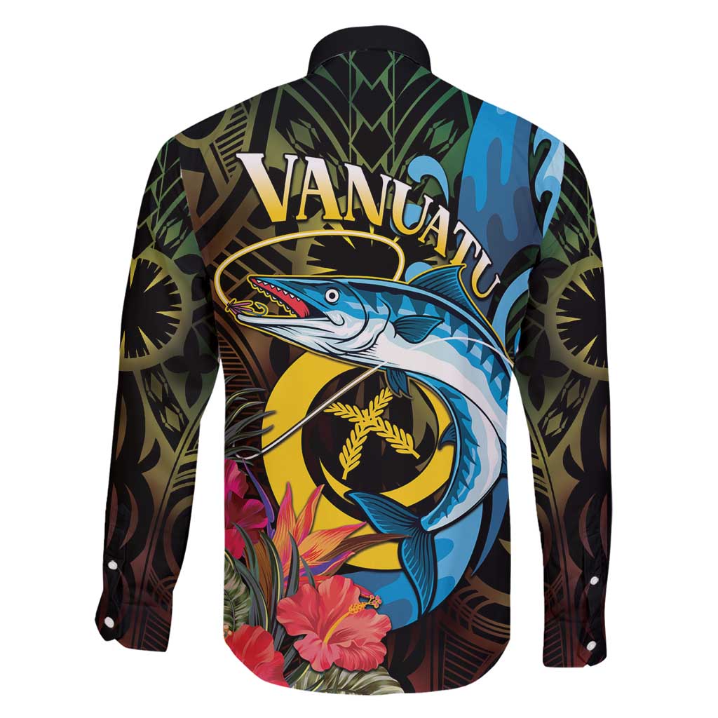 Vanuatu Fishing Family Matching Mermaid Dress and Hawaiian Shirt It's Time To Fish LT05 - Polynesian Pride