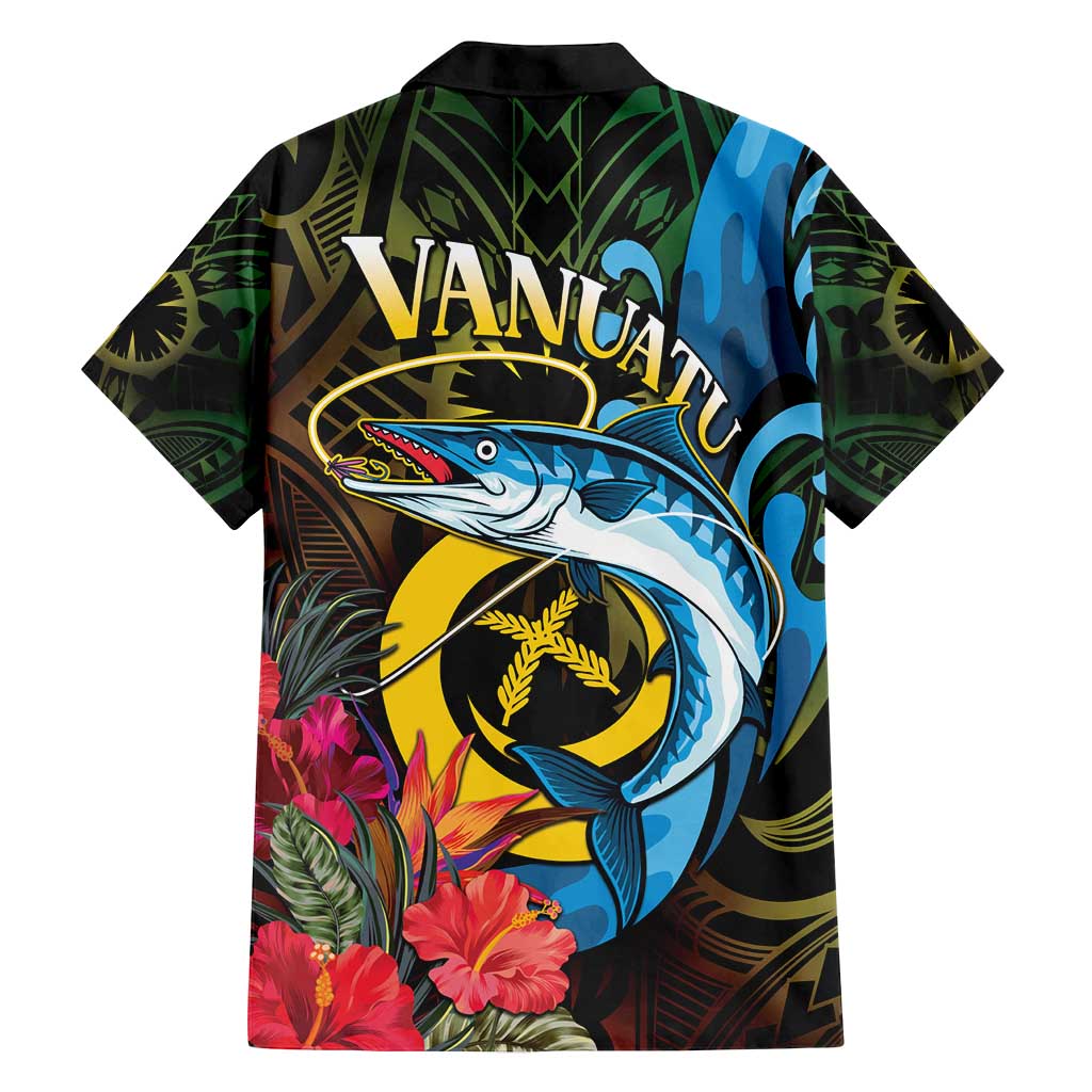 Vanuatu Fishing Family Matching Tank Maxi Dress and Hawaiian Shirt It's Time To Fish LT05 - Polynesian Pride