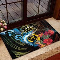 Vanuatu Fishing Rubber Doormat It's Time To Fish