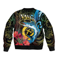 Vanuatu Fishing Sleeve Zip Bomber Jacket It's Time To Fish