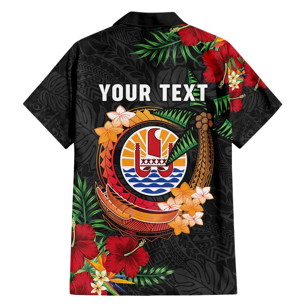 Personalised French Polynesia Outrigger Canoe Race Hawaiian Shirt Tropical Vibe