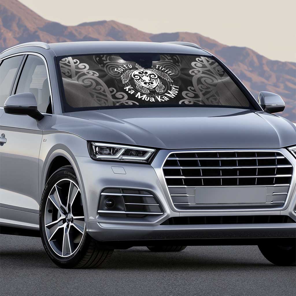 Aotearoa Toitu Te Tiriti Auto Sun Shade Ka Mua Ka Muri