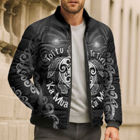 Aotearoa Toitu Te Tiriti Bomber Puffer Jacket Ka Mua Ka Muri