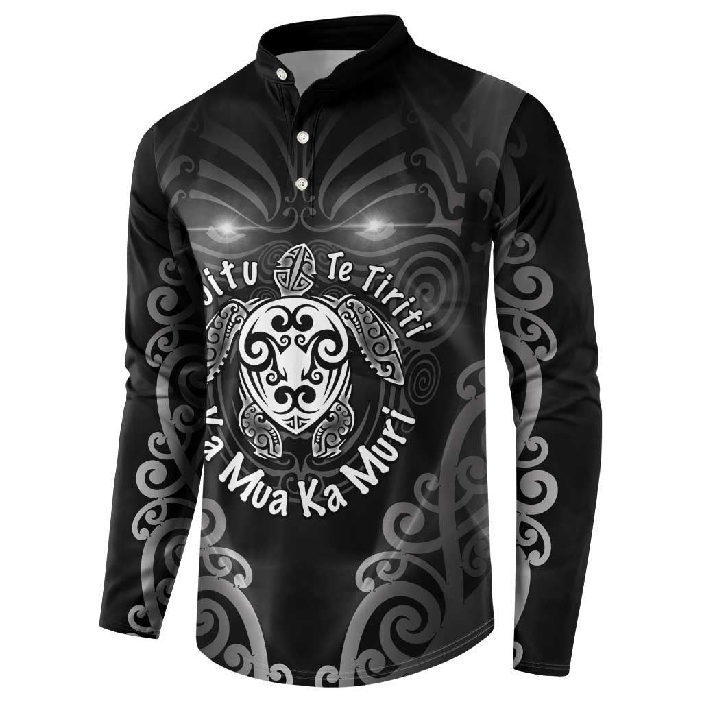 Aotearoa Toitu Te Tiriti Button Sweatshirt Ka Mua Ka Muri