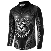 Aotearoa Toitu Te Tiriti Button Sweatshirt Ka Mua Ka Muri