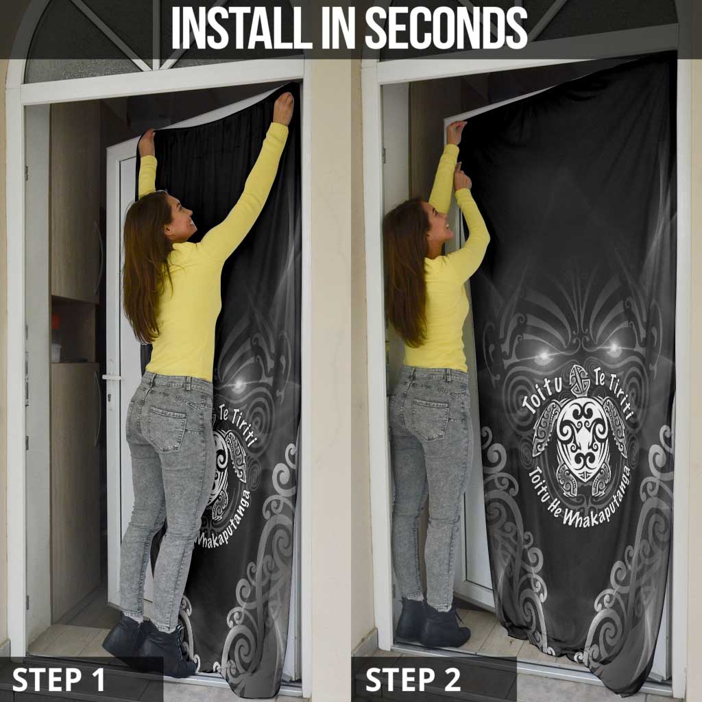 Aotearoa Toitu Te Tiriti Door Cover Ka Mua Ka Muri