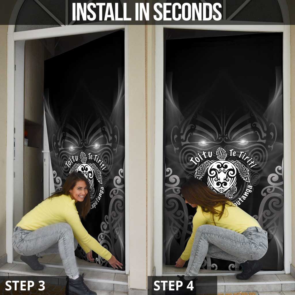 Aotearoa Toitu Te Tiriti Door Cover Ka Mua Ka Muri