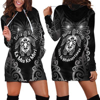 Aotearoa Toitu Te Tiriti Hoodie Dress Ka Mua Ka Muri