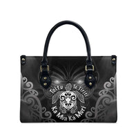 Aotearoa Toitu Te Tiriti Leather Bag Ka Mua Ka Muri