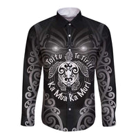 Aotearoa Toitu Te Tiriti Long Sleeve Button Shirt Ka Mua Ka Muri